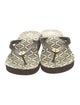 Tory Burch Rubber Printed Flip Flops