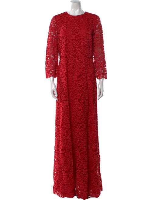Tory Burch Lace Pattern Long Dress