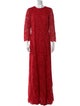 Tory Burch Lace Pattern Long Dress
