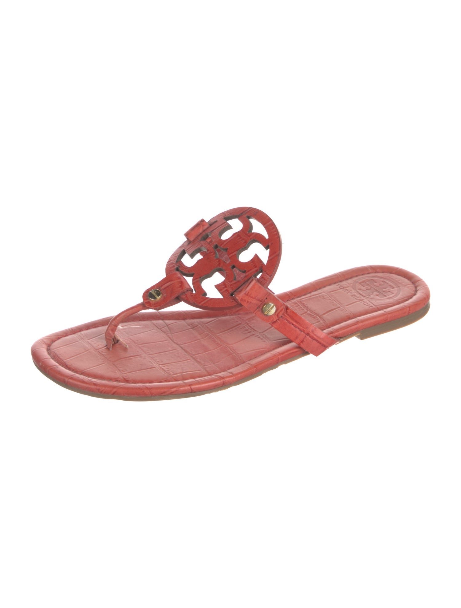 Tory Burch Leather Slippers