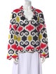 Tory Burch Printed V-Neck Blouse