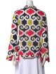 Tory Burch Printed V-Neck Blouse