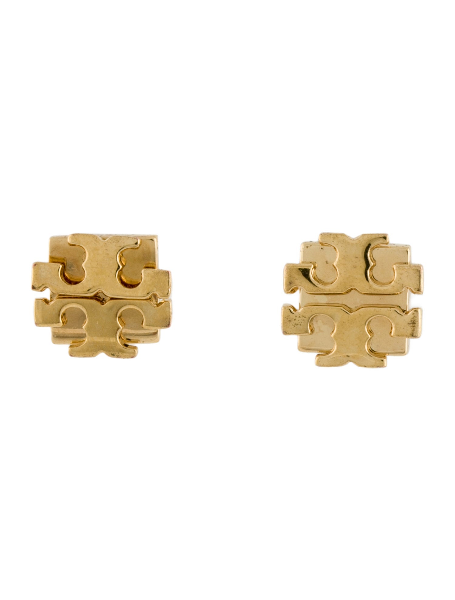 Tory Burch Logo Stud Earrings
