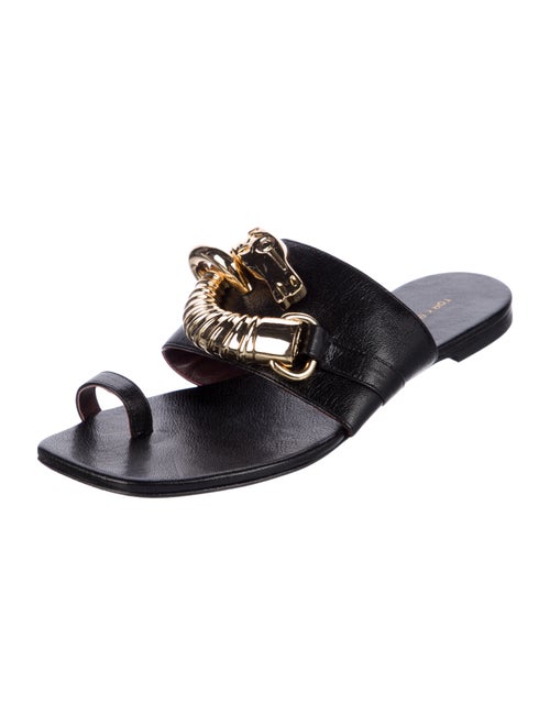 Tory Burch Leather Slides