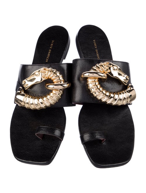 Tory Burch Leather Slides