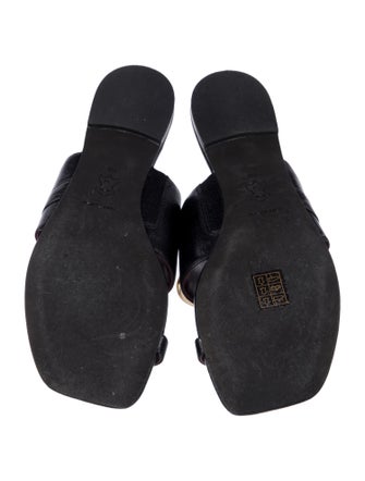 Tory Burch Leather Slides