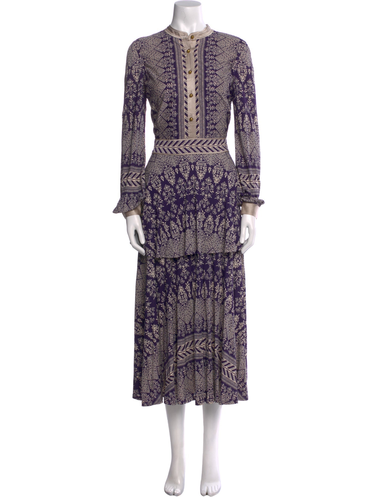 Tory Burch Printed Long Dress