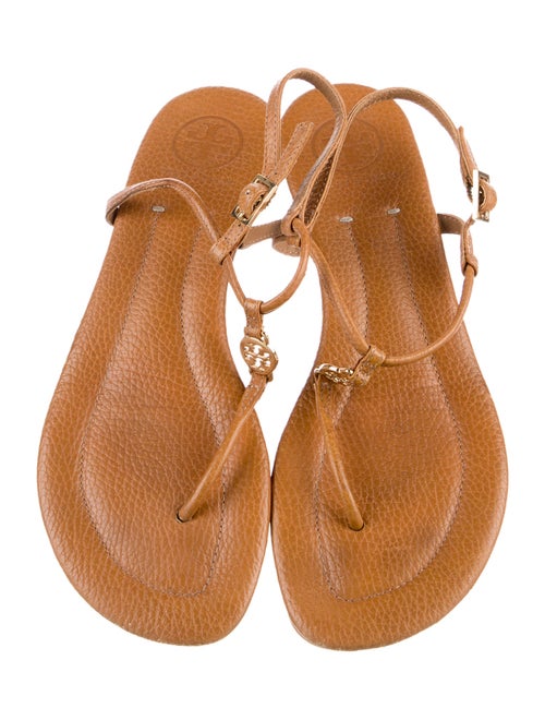 Tory Burch Leather T-Strap Sandals