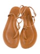 Tory Burch Leather T-Strap Sandals