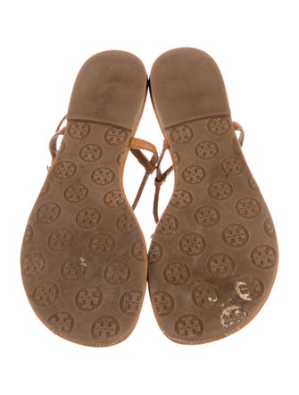 Tory Burch Leather T-Strap Sandals