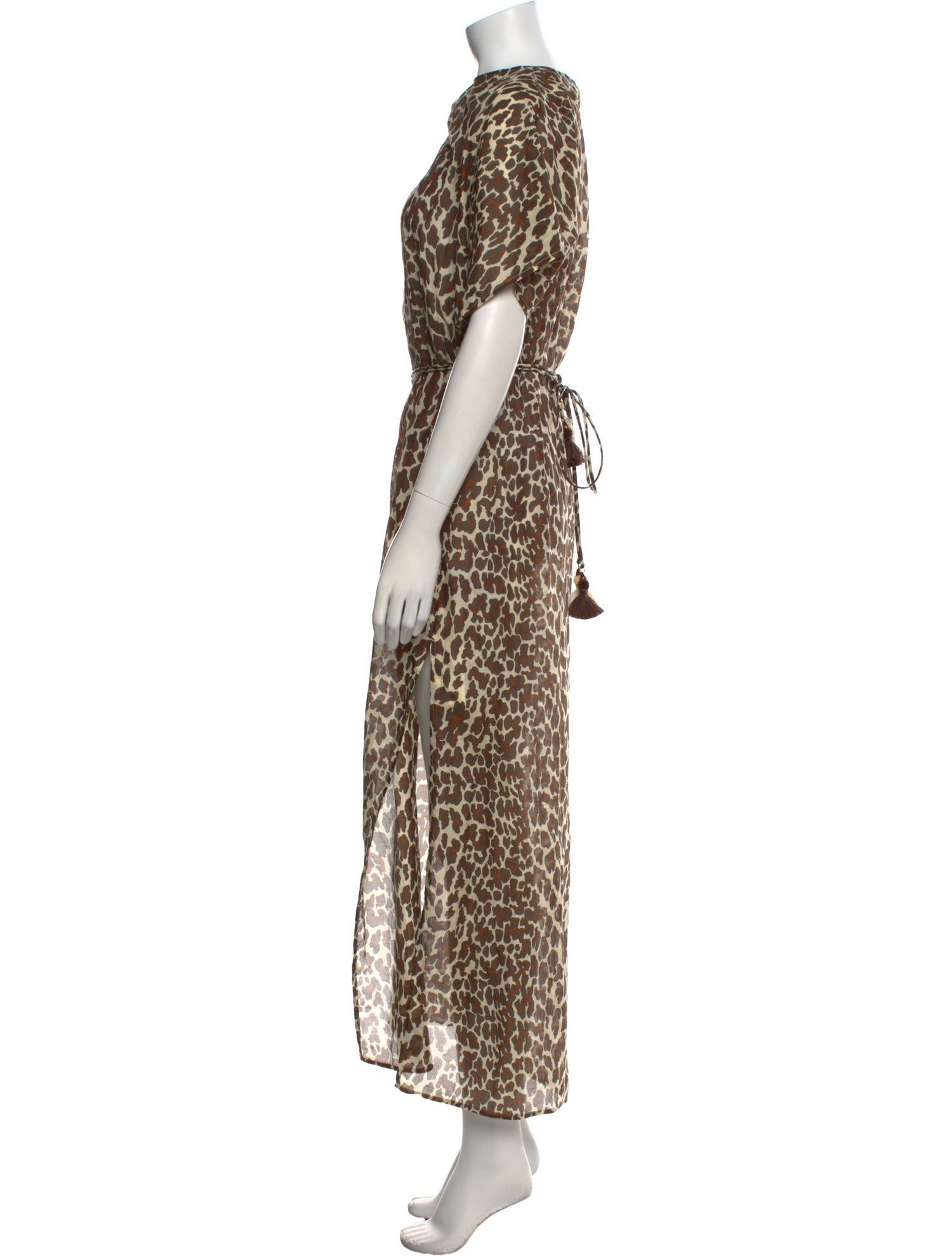 Tory Burch Animal Print Long Dress