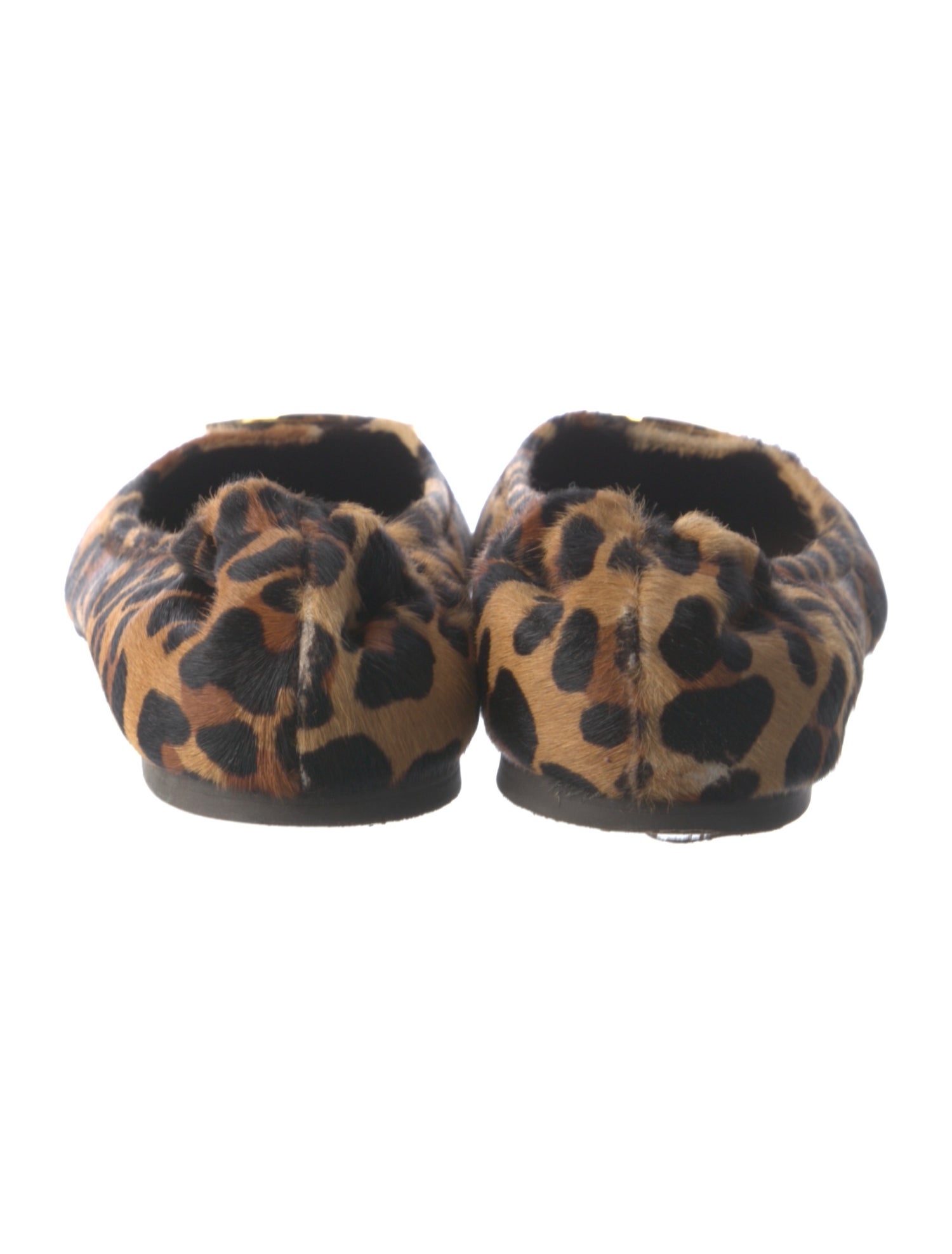 Tory Burch Ponyhair Animal Print Ballet Flats