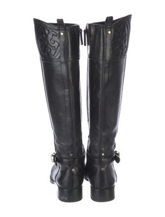 Tory Burch Leather Riding Boots