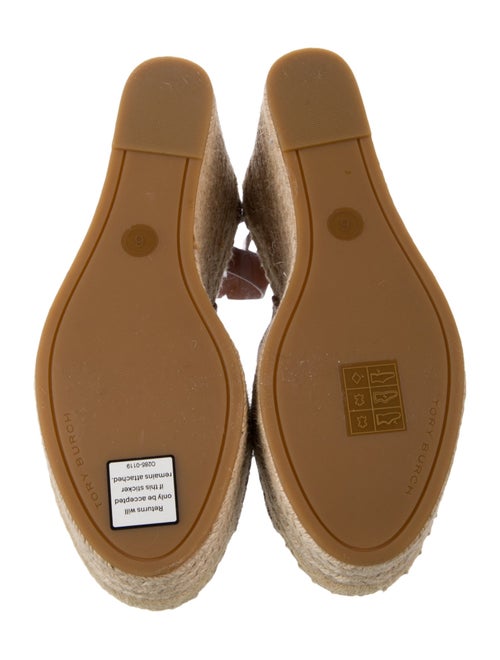 Tory Burch Leather Printed Espadrilles