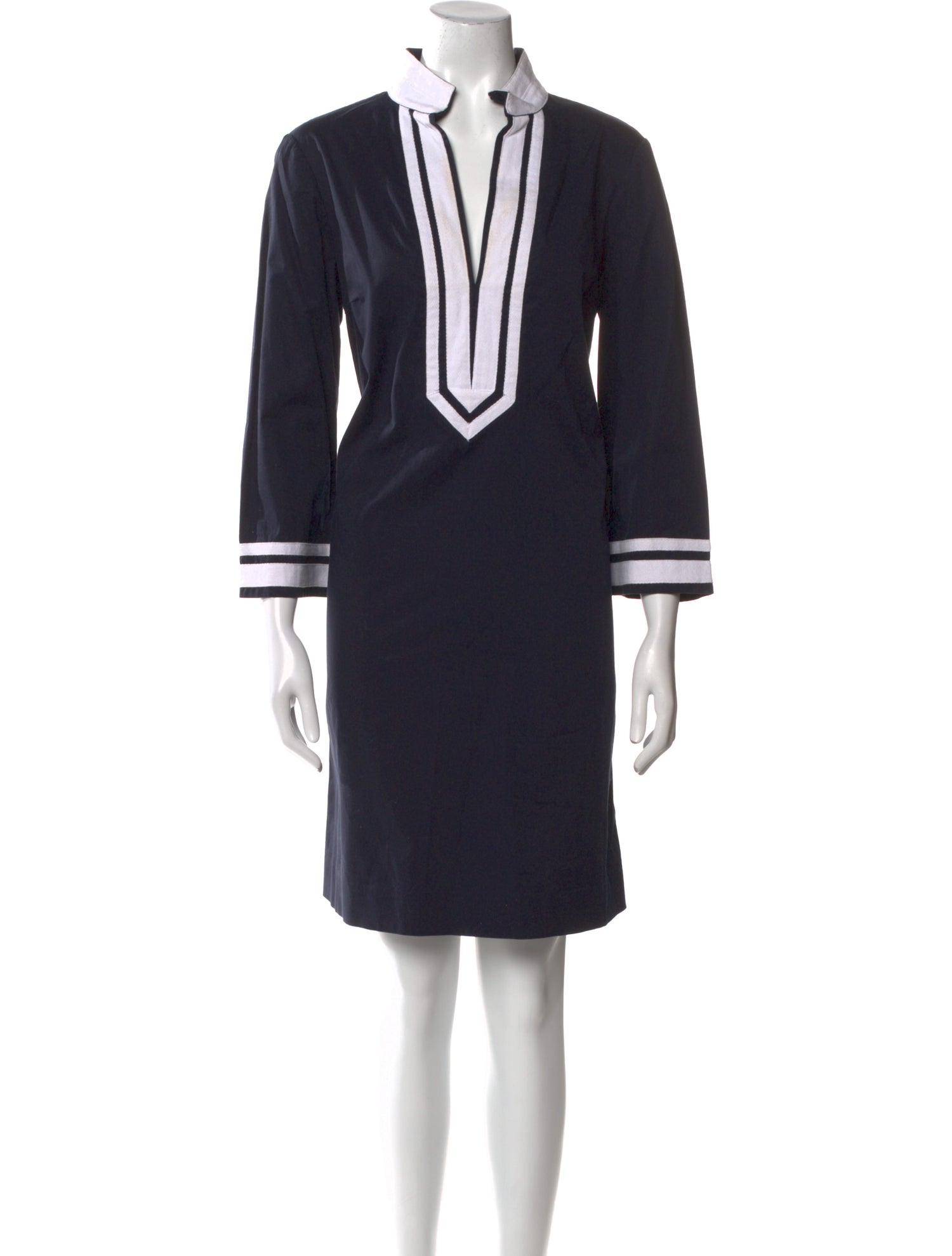 Tory Burch V-Neck Knee-Length Dress