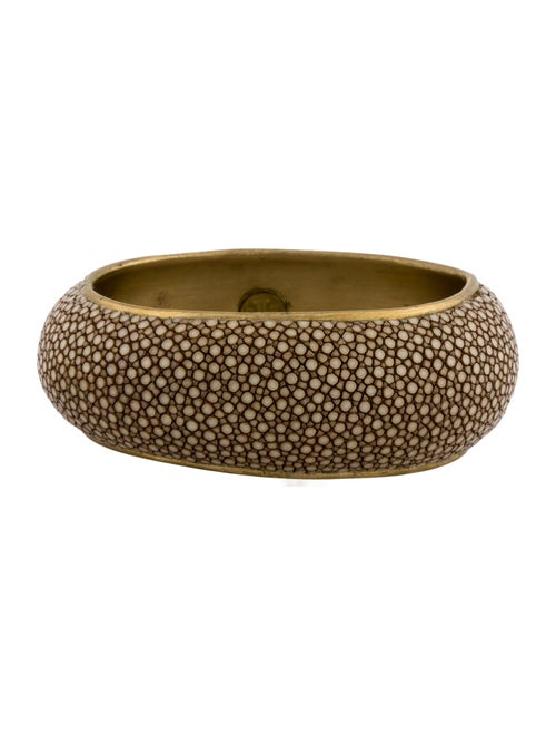 Tory Burch Dyed Stingray Bangle Bracelet