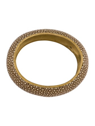 Tory Burch Dyed Stingray Bangle Bracelet