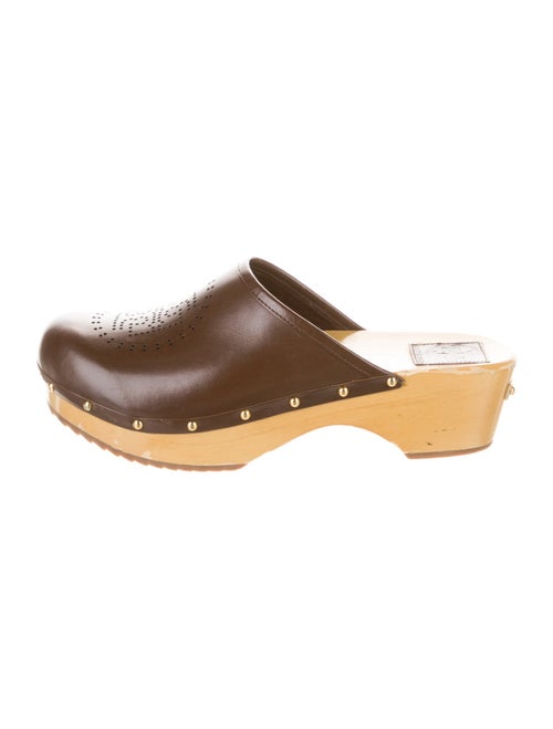 Tory Burch Leather Lasercut Accents Mules