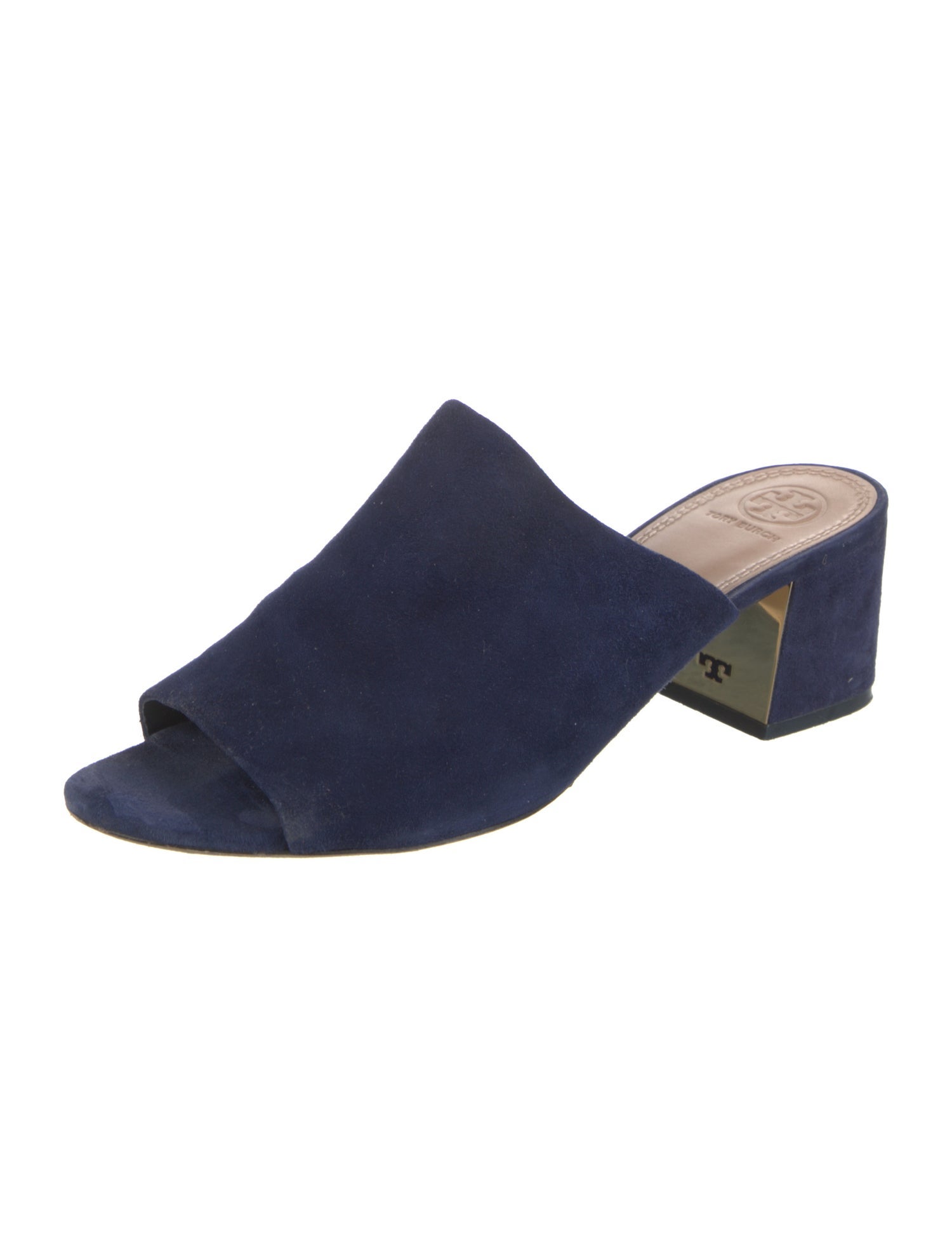 Tory Burch Suede Slides