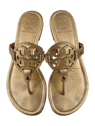 Tory Burch Leather Slides