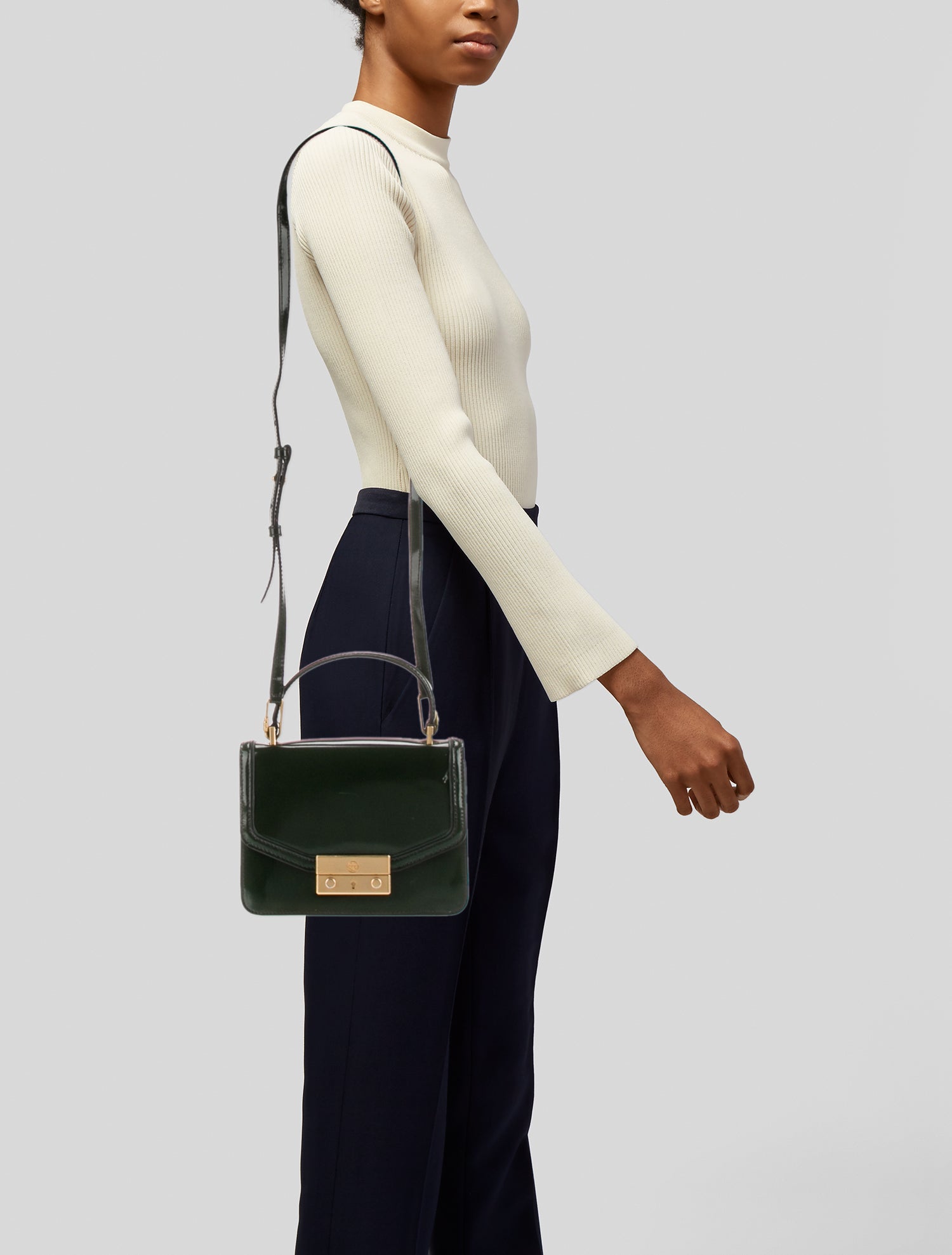 Tory Burch Patent Leather Shoulder Bag