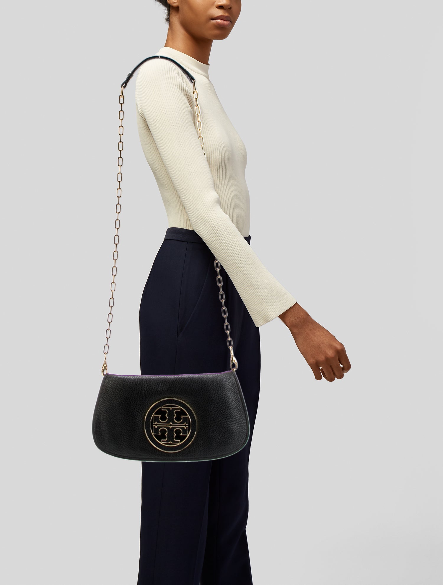 Tory Burch Leather Clutch