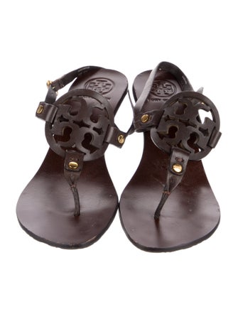 Tory Burch Leather Slides