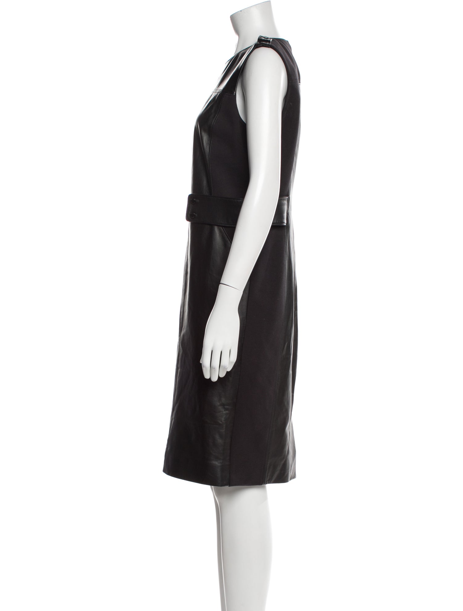 Tory Burch Leather Knee-Length Dress