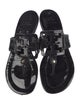 Tory Burch Patent Leather Lasercut Accents Slides
