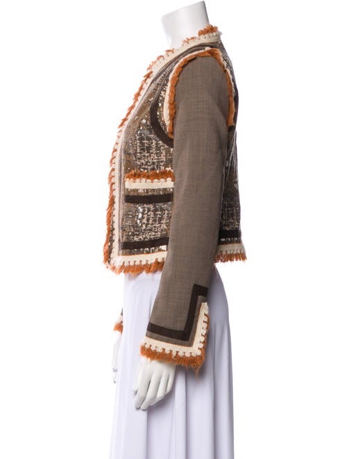 Tory Burch Tweed Pattern Evening Jacket