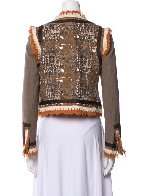 Tory Burch Tweed Pattern Evening Jacket