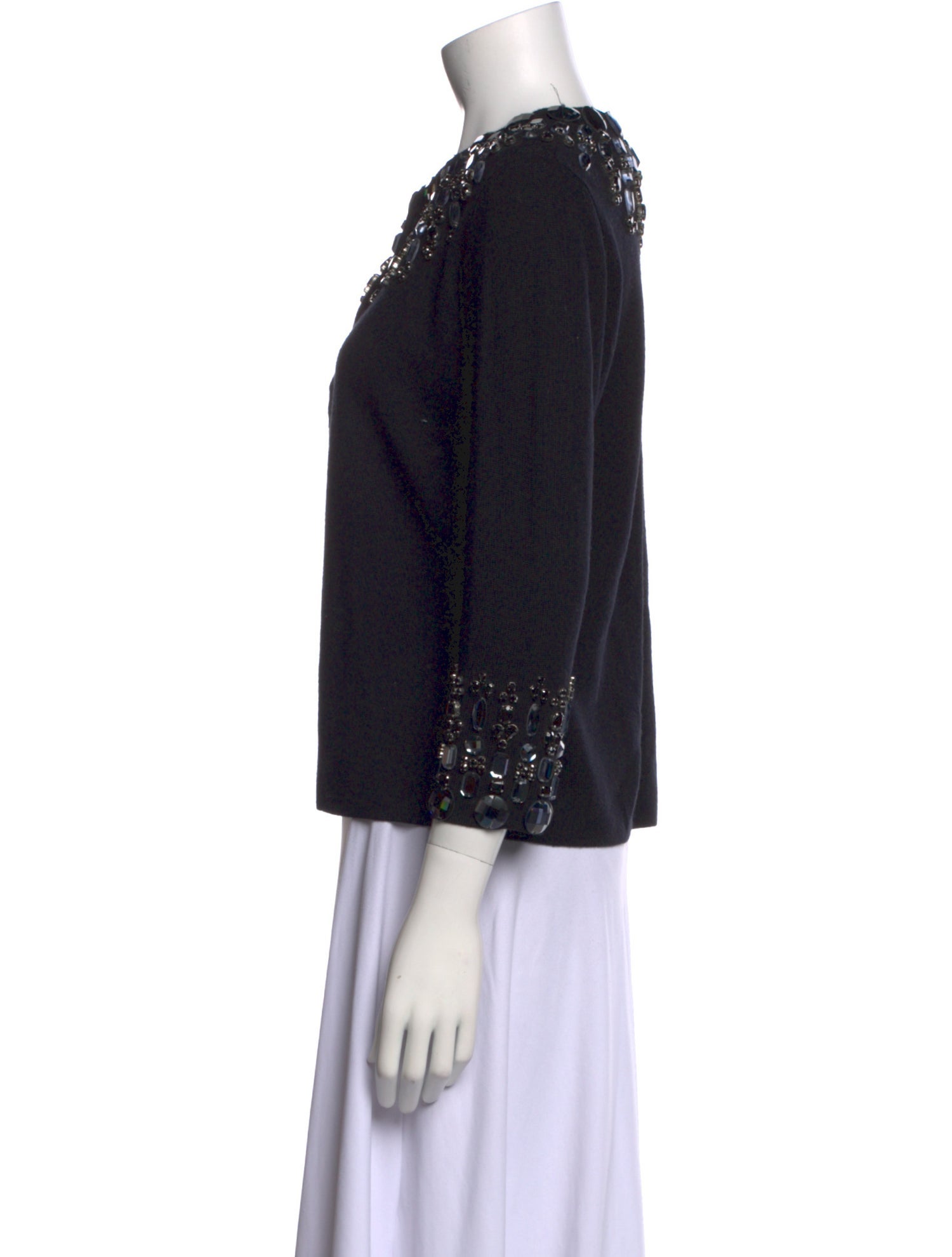 Tory Burch Merino Wool Crew Neck Sweater