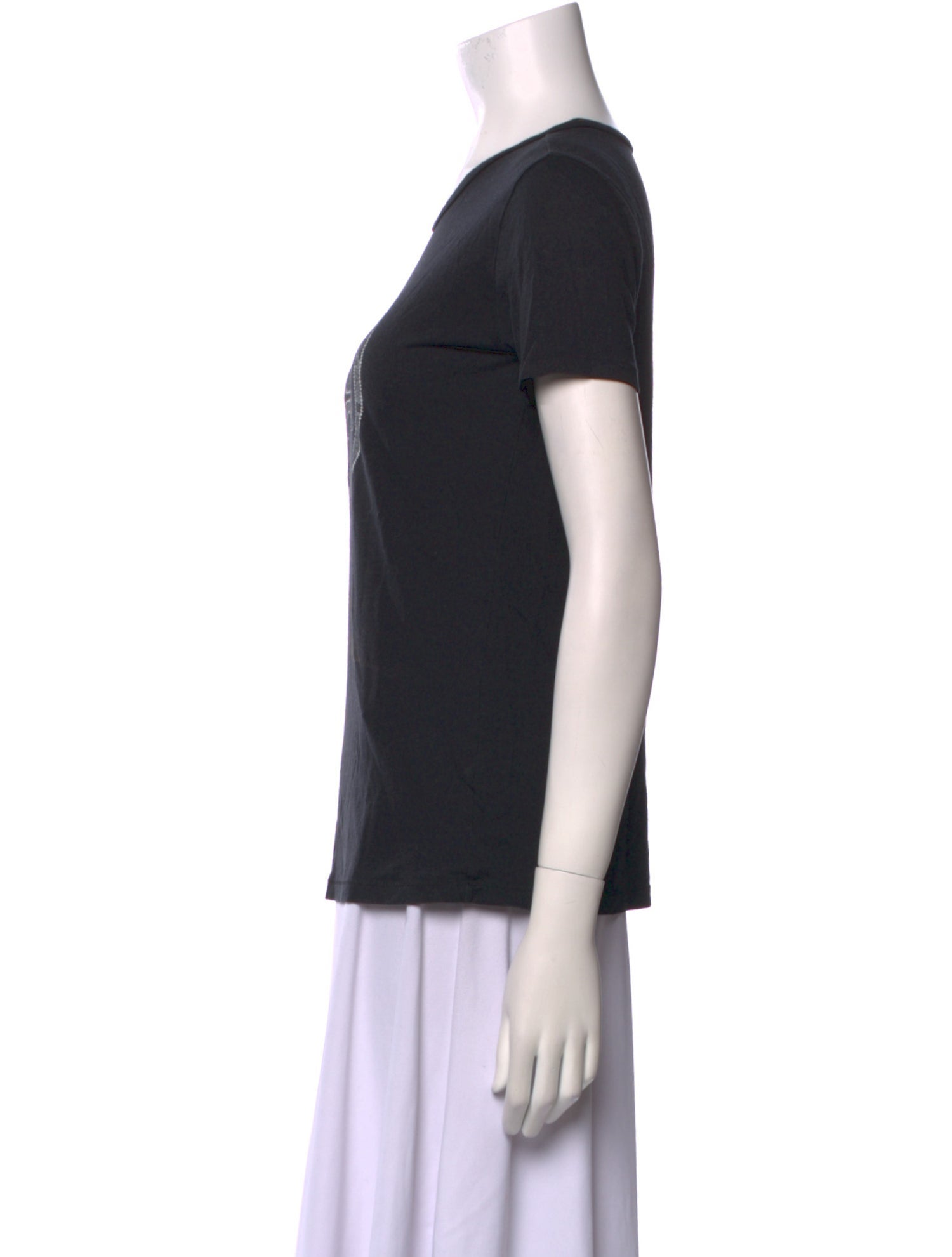 Tory Burch Graphic Print Crew Neck T-Shirt