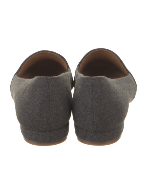 Tory Burch Wool Embroidered Accent Loafers