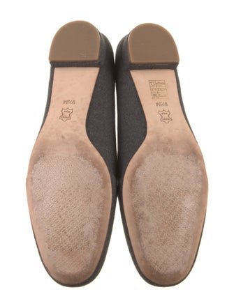 Tory Burch Wool Embroidered Accent Loafers