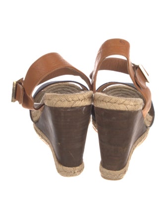 Tory Burch Leather Espadrilles