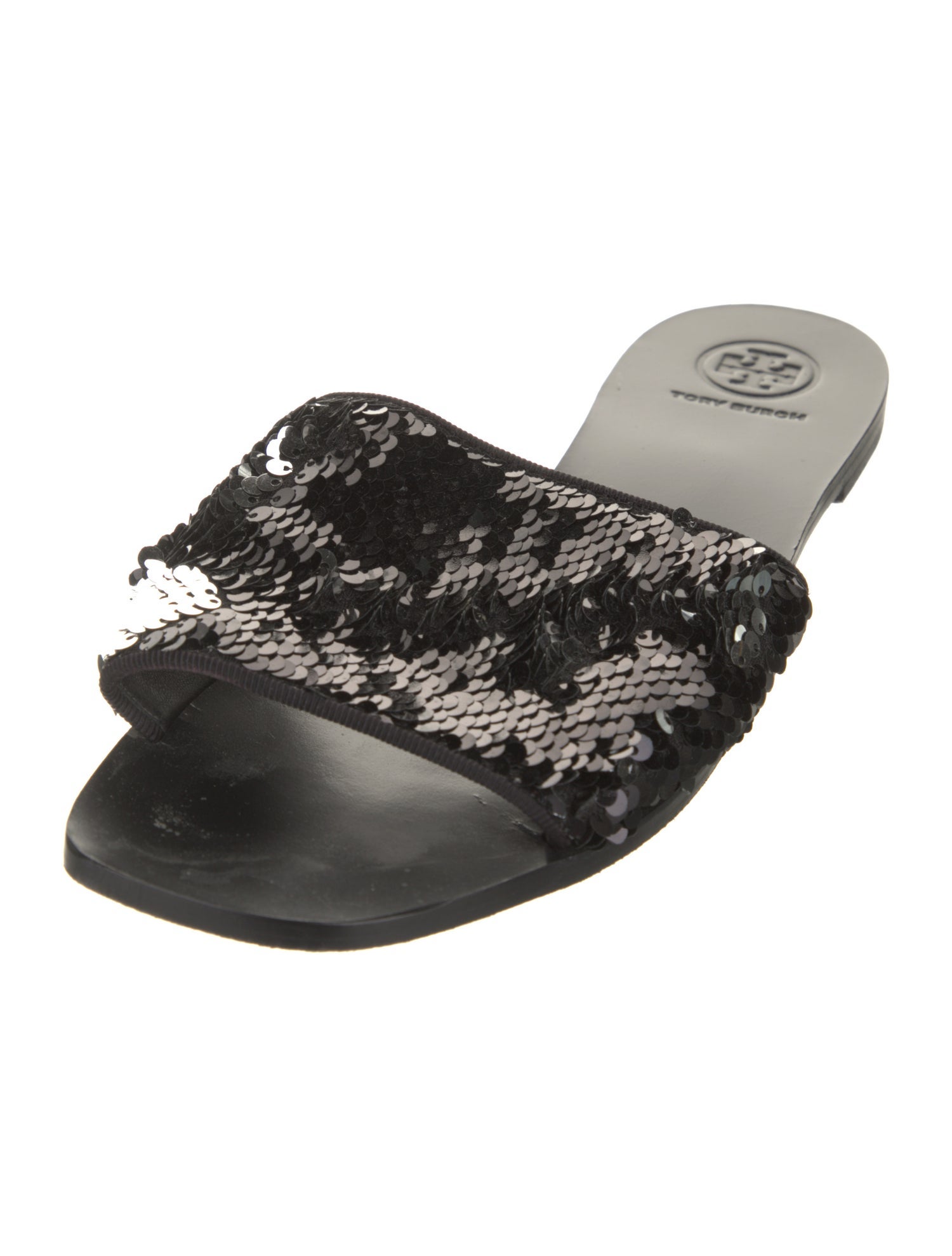 Tory Burch Sequins Sequin Embellishments Slides