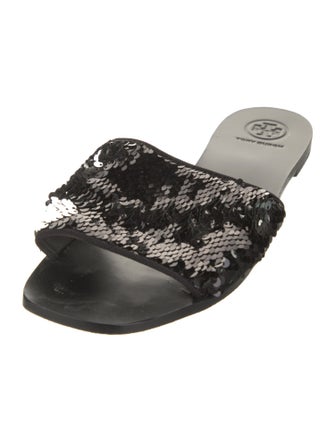 Tory Burch Sequins Sequin Embellishments Slides