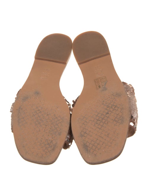 Tory Burch Sequins Animal Print Slides