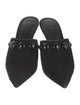 Tory Burch Suede Studded Accents Mules