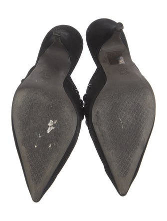 Tory Burch Suede Studded Accents Mules