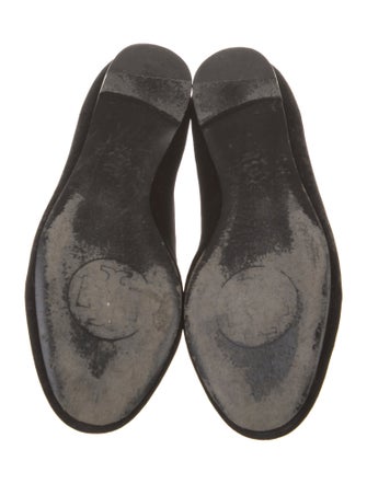 Tory Burch Velvet Sequin Embellishments Loafers