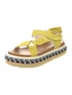 Tory Burch Leather Espadrilles