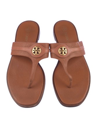 Tory Burch Leather Slides