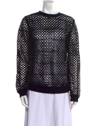 Tory Burch Sequin Crew Neck Sweater