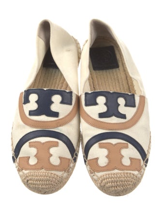 Tory Burch Canvas Graphic Print Espadrilles