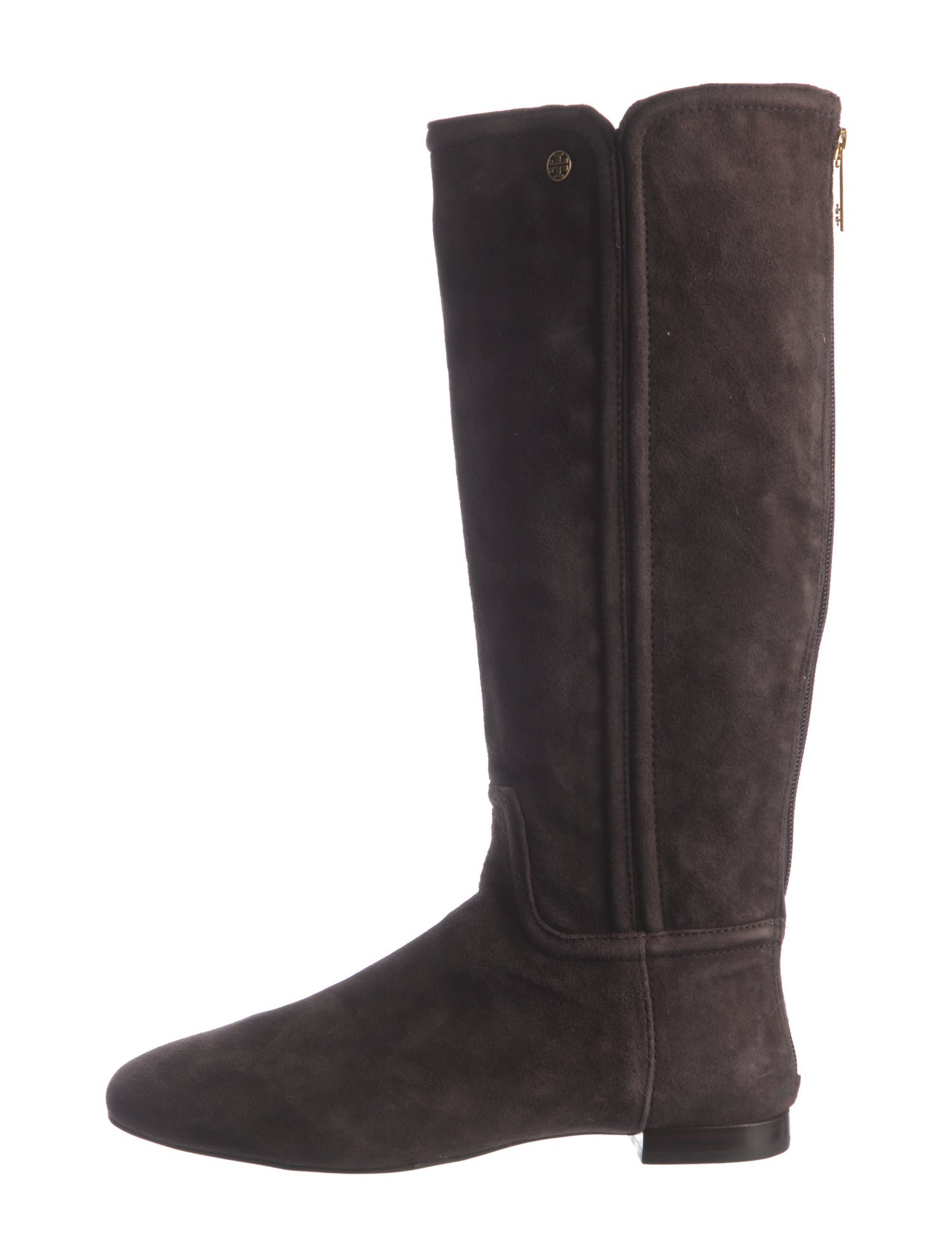 Tory Burch Suede Riding Boots