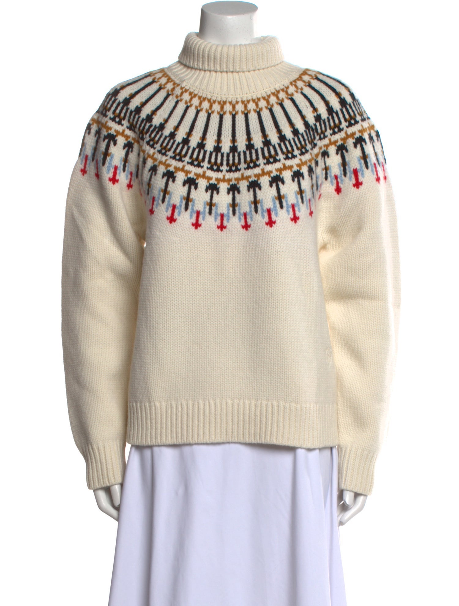 Tory Burch Wool Printed Sweater w/ Tags