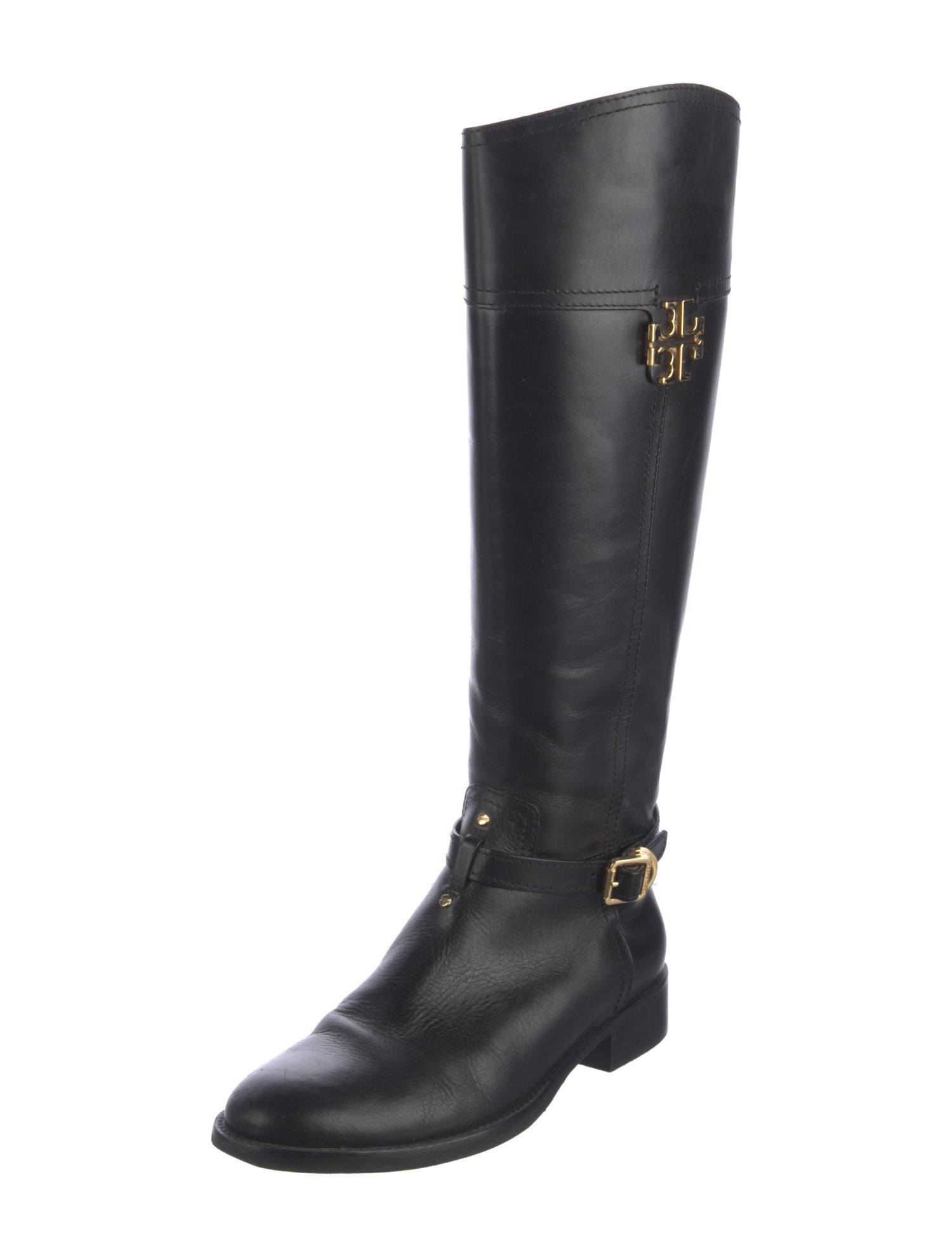 Tory Burch Leather Riding Boots