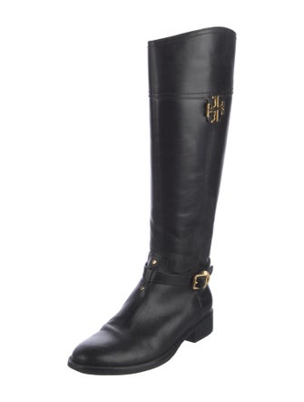 Tory Burch Leather Riding Boots